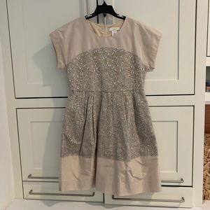Girls Cream Crew Cuts Dress!